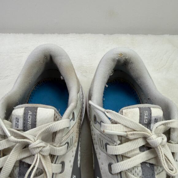 Brooks Adrenaline GTS 22 Women’s Running Shoes – Gray/White Size 10.5 - Picture 8 of 10